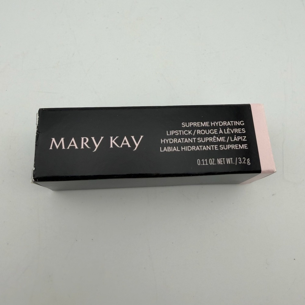 Mary Kay Supreme Hydrating Lipstick 0.11oz Toasted Plum New Boxed‎ Moisturizing